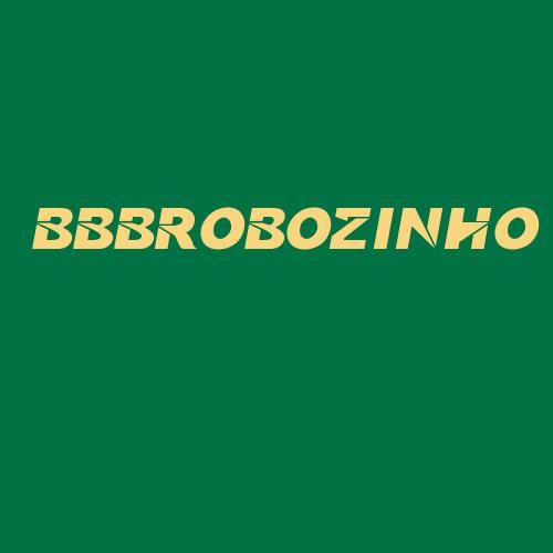 Logo da BBBROBOZINHO