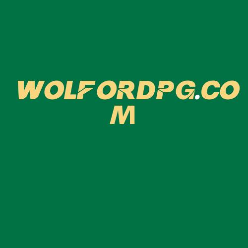 Logo da WOLFORDPG